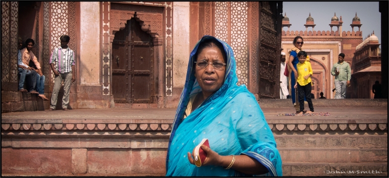 Fatepur Portraits 3 - Woman in Blue
